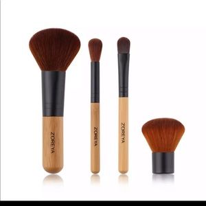 Zoreya 4 Piece Travel Makeup Brush Set